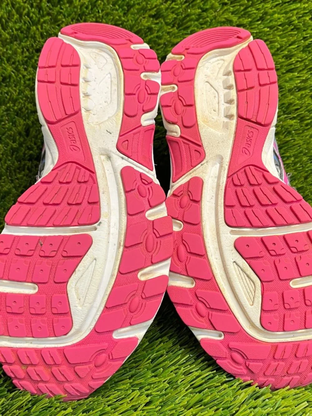 Asics Gel-Contend 2 Womens Size 6.5 Gray Pink Athletic Running‎ Shoes Sneakers